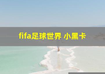 fifa足球世界 小黑卡